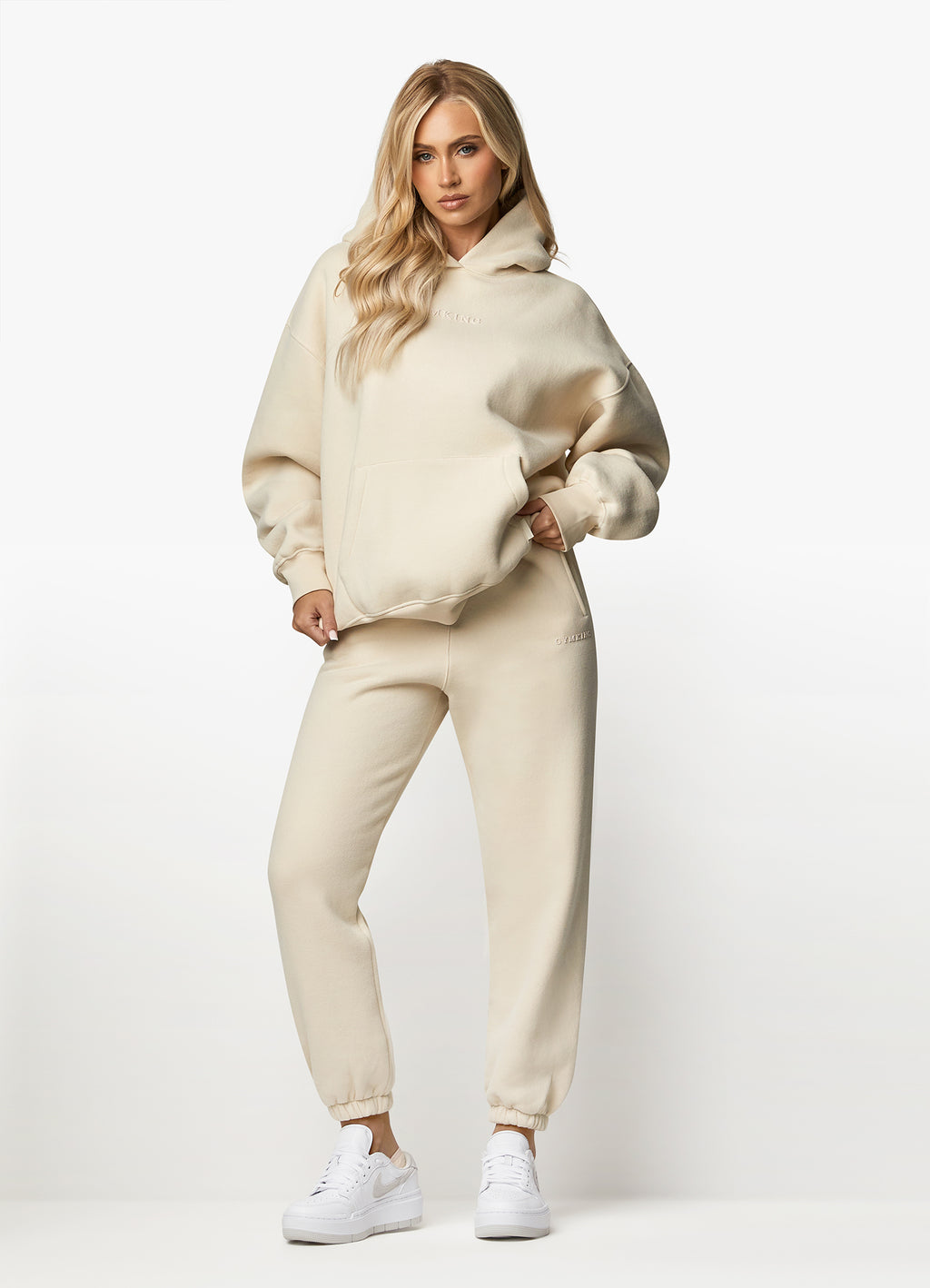 Beige gym 2024 king tracksuit