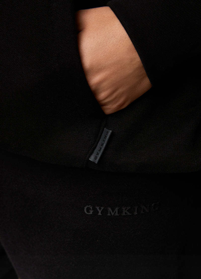 Gym King Luxe Tracksuit - Black