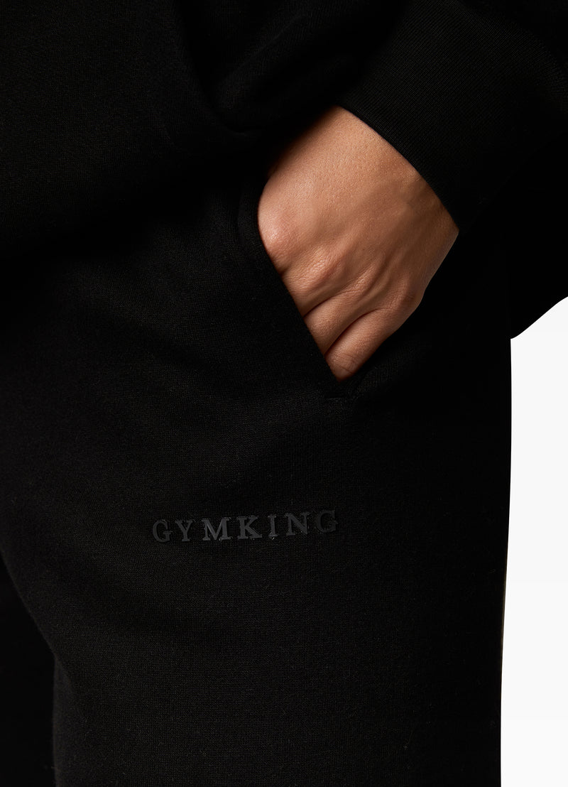 Gym King Luxe Jogger - Black