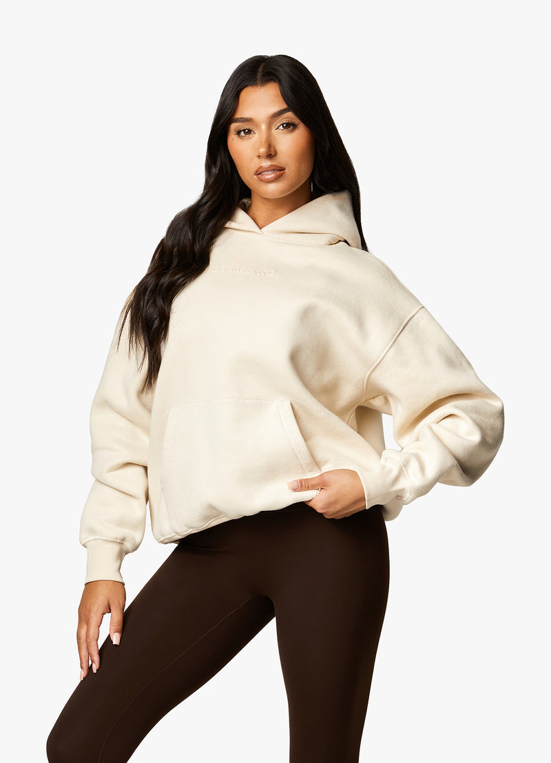 Gym King Luxe Hood - Almond