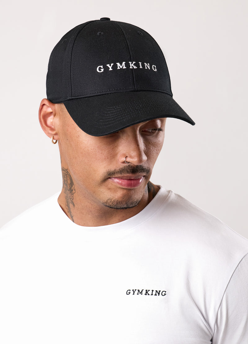 Gym King Linear Pitcher Cap - Black