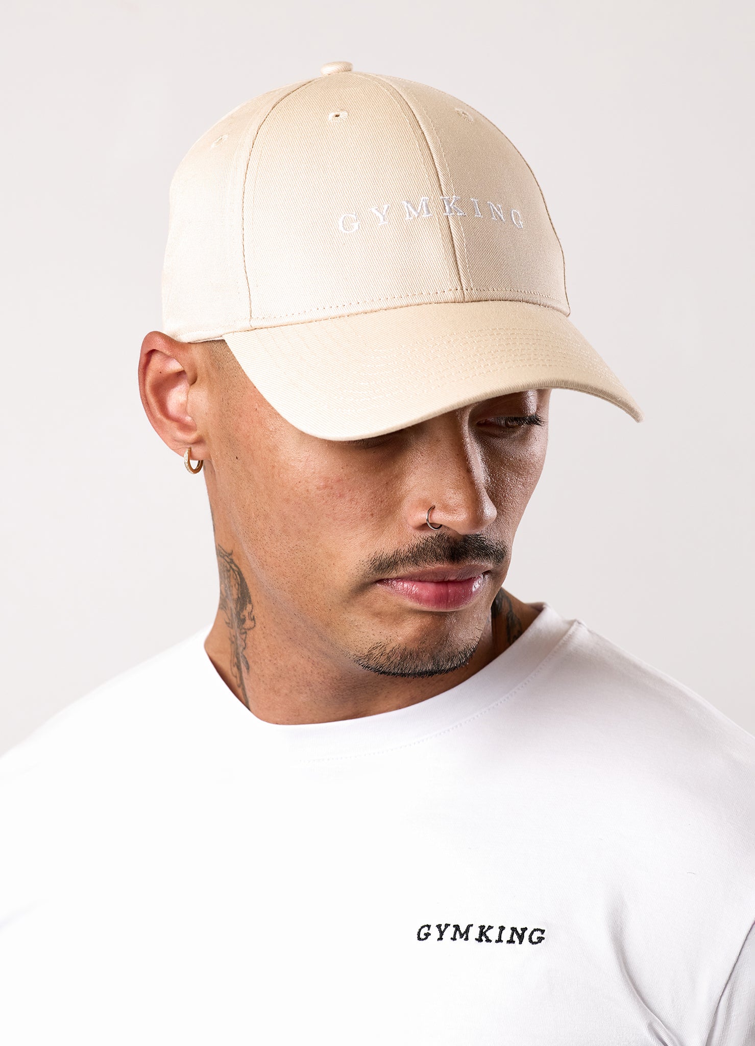 Gym King Linear Pitcher Cap Vanilla Cream