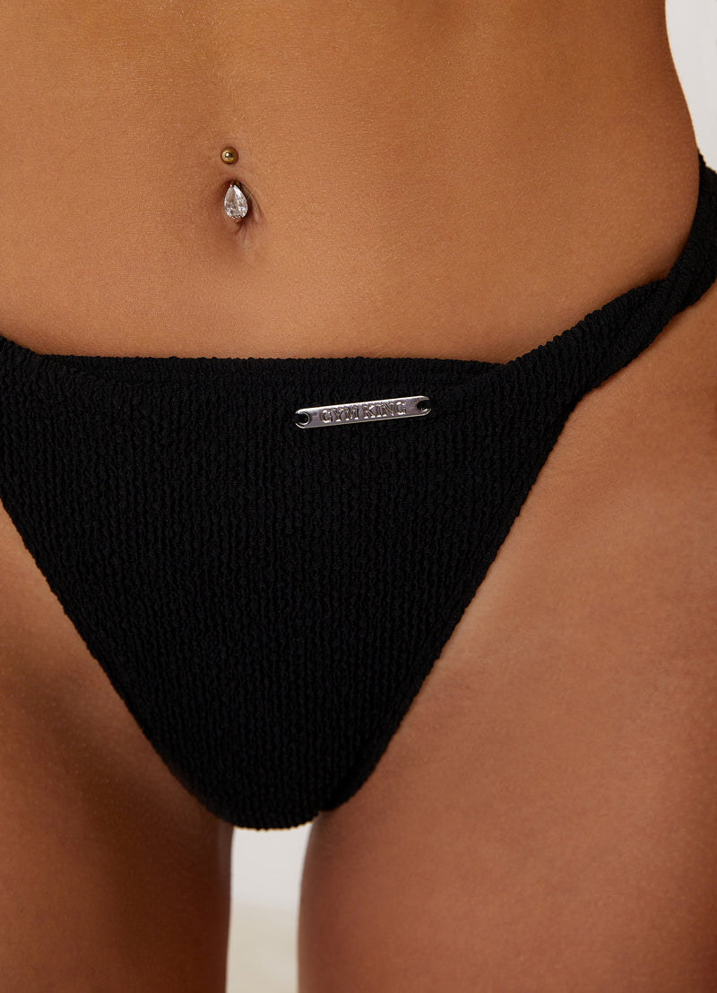 Gym King Malibu Bikini Bottom - Black