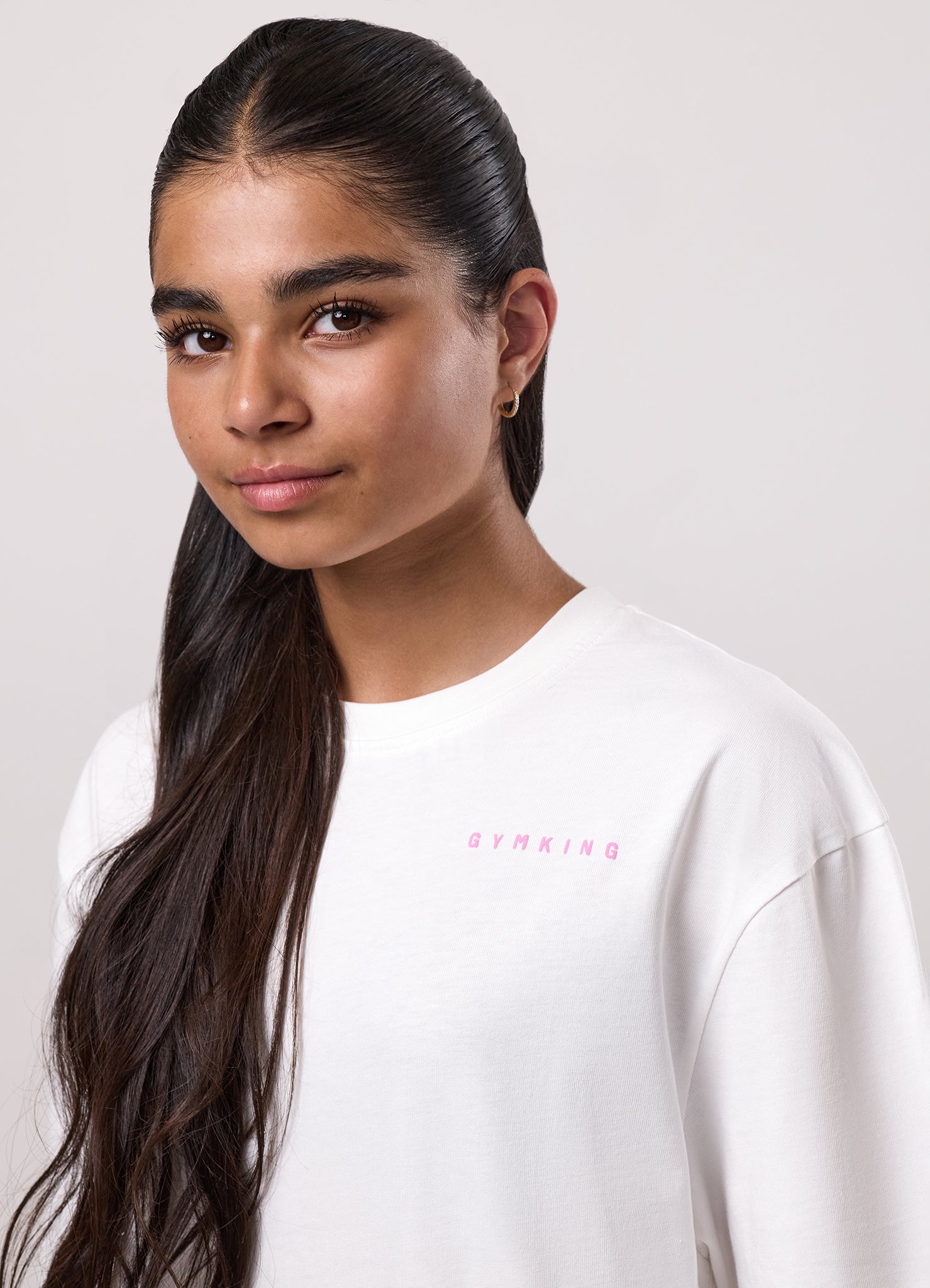Gym King Kids Malibu Boyfriend Tee - Cream