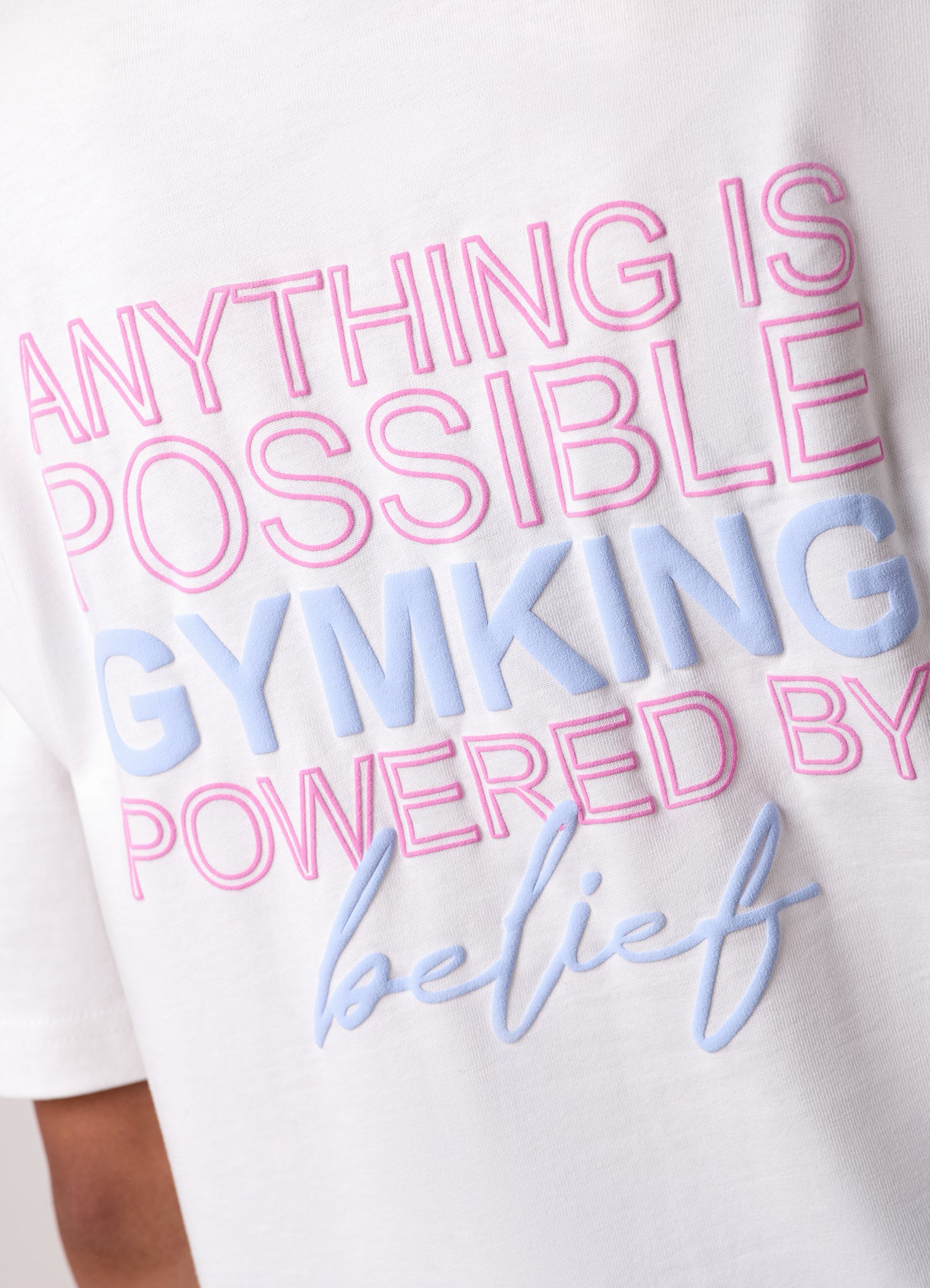 Gym King Kids Malibu Boyfriend Tee - Cream