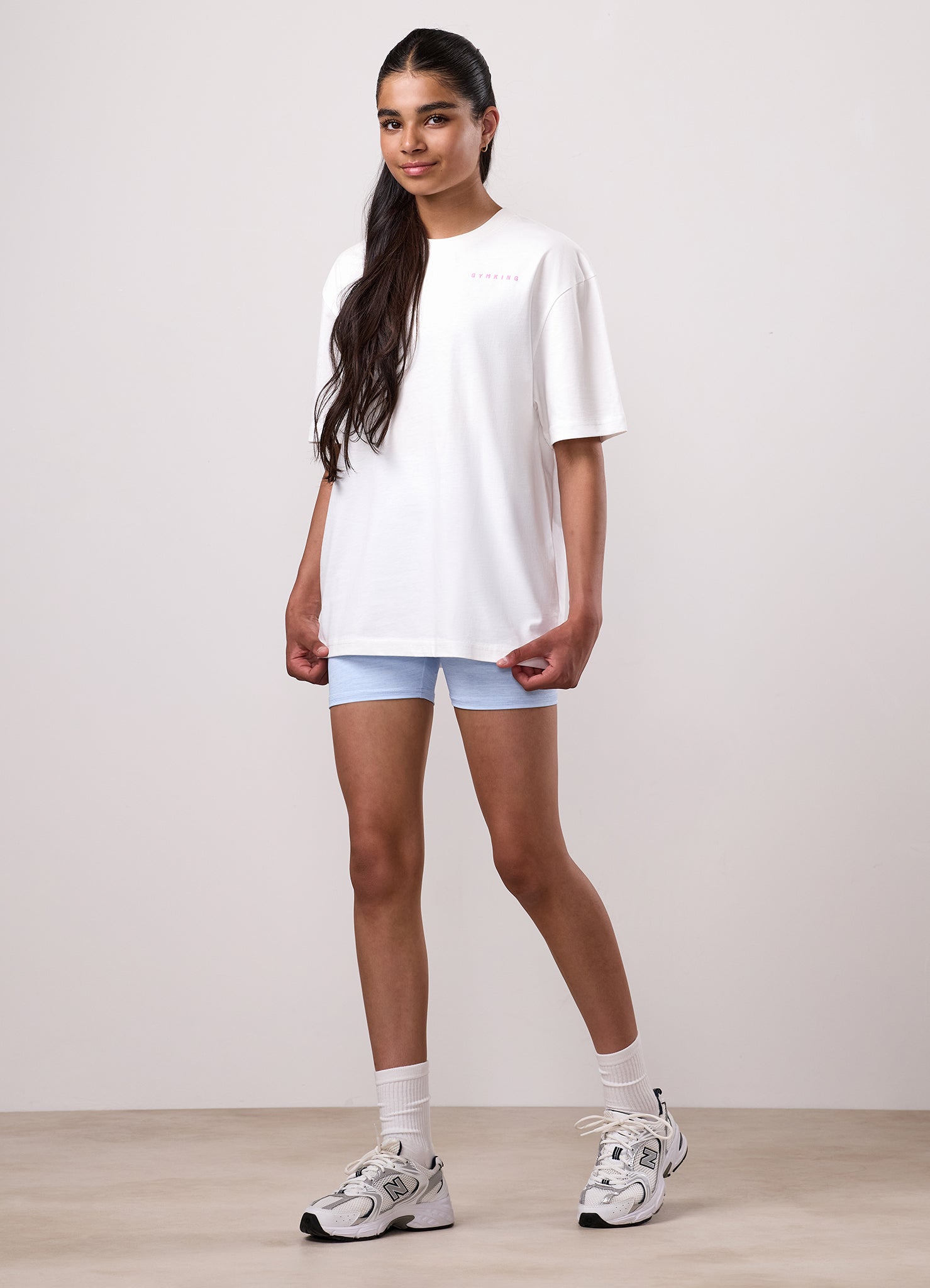 Gym King Kids Malibu Boyfriend Tee - Cream