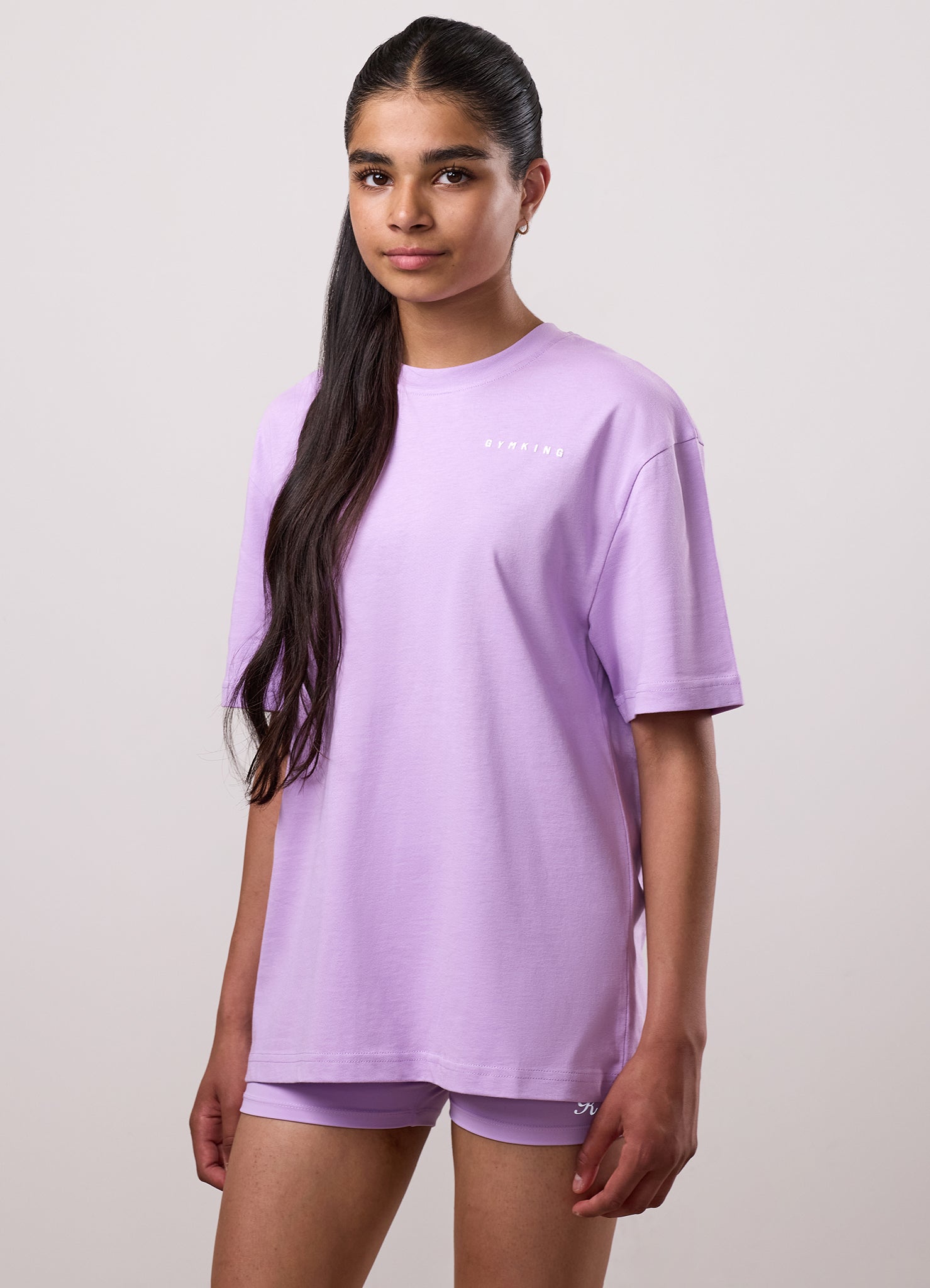 Gym King Kids Malibu Boyfriend Tee - Lilac Haze