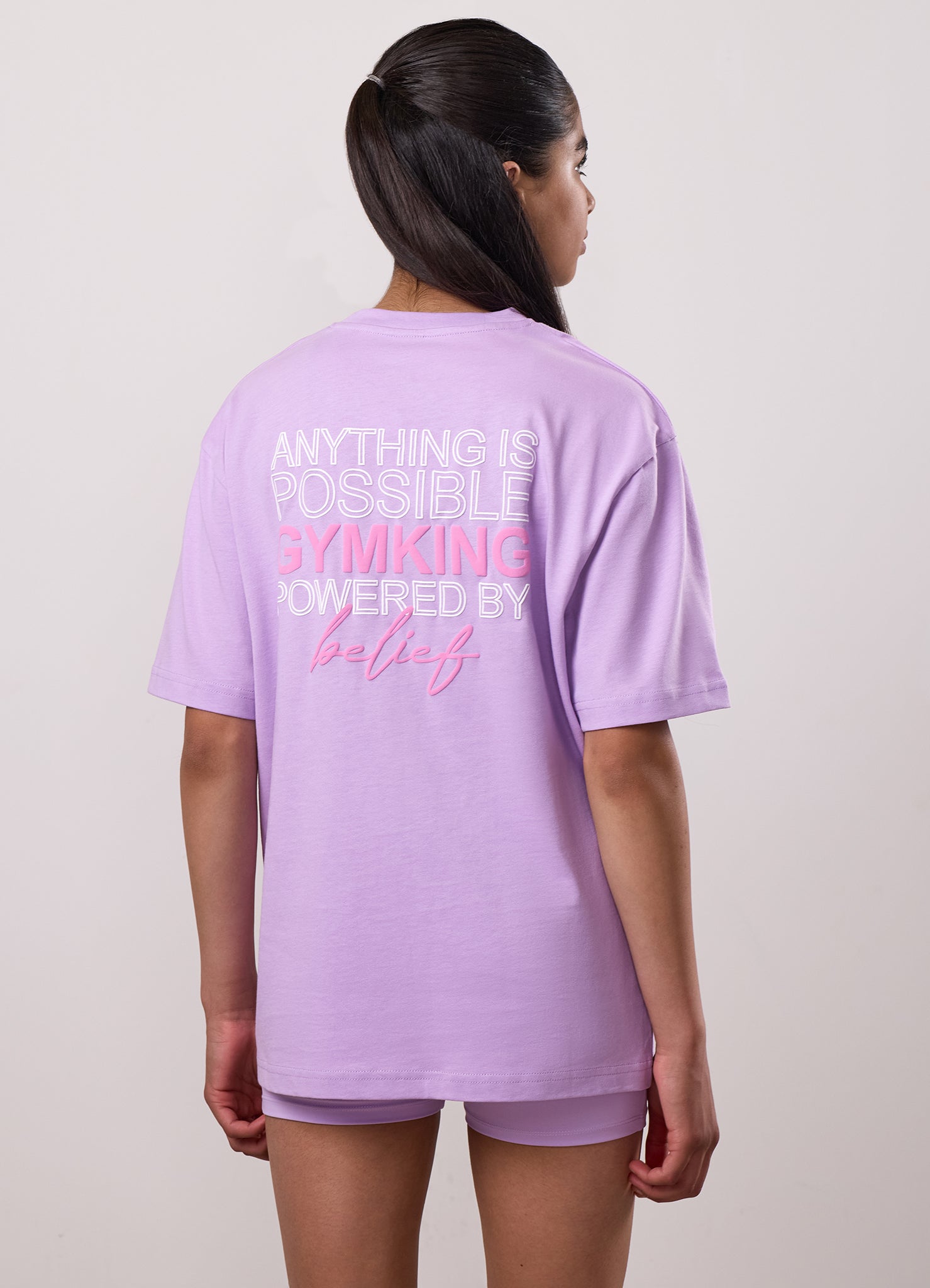 Gym King Kids Malibu Boyfriend Tee - Lilac Haze