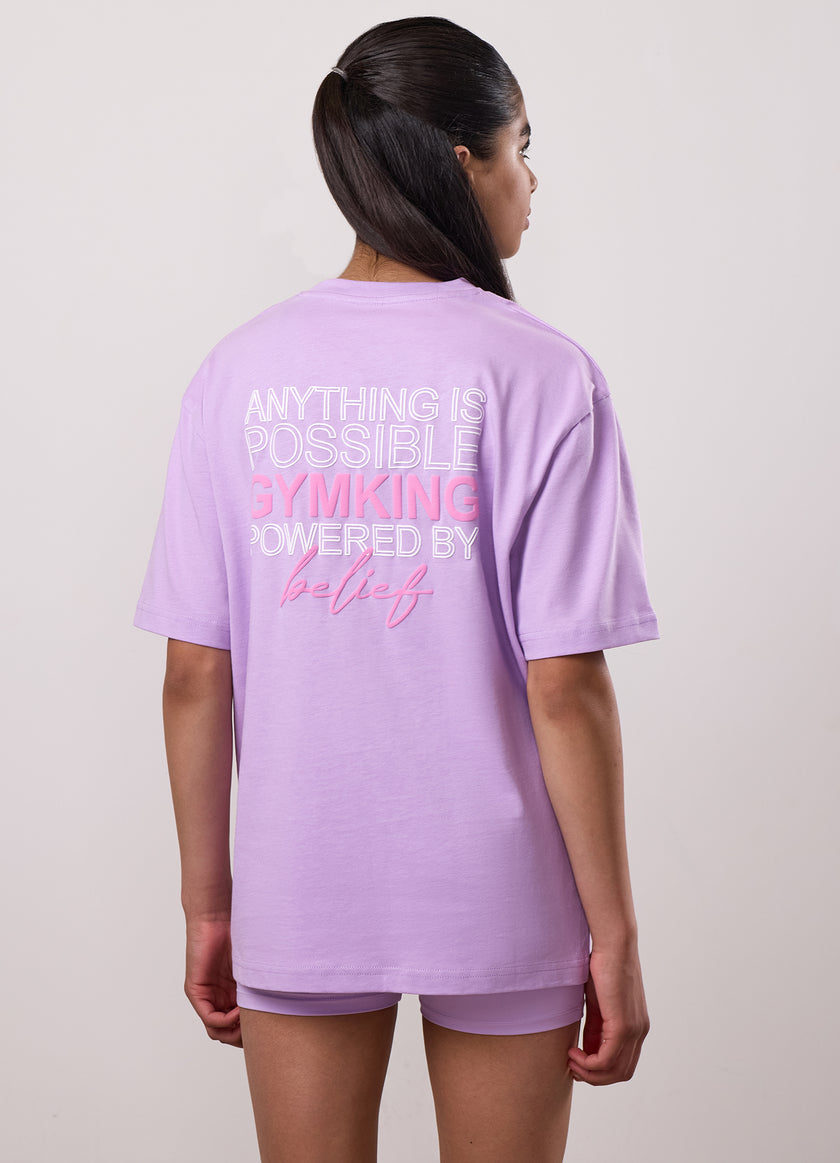Gym King Kids Malibu Boyfriend Tee - Lilac Haze
