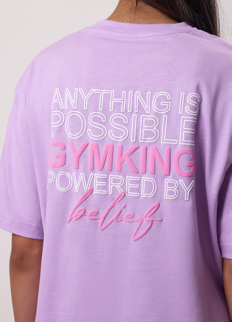 Gym King Kids Malibu Boyfriend Tee - Lilac Haze