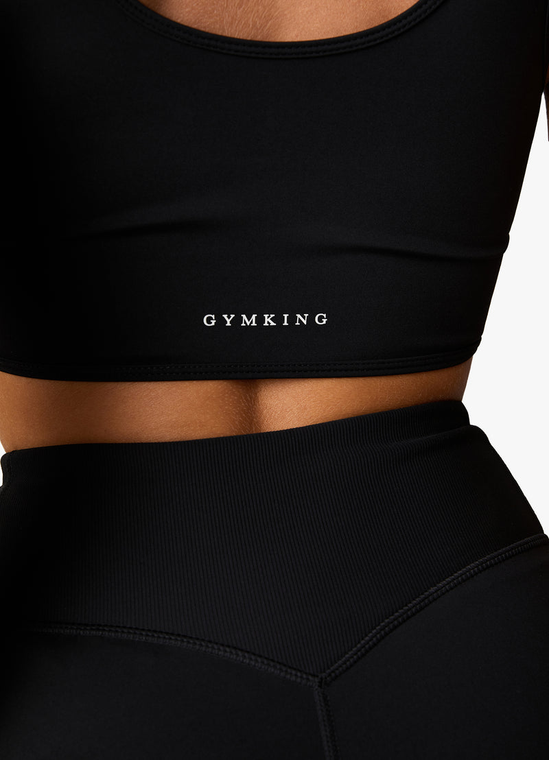 Gym King Malibu Contoured Tank - Black