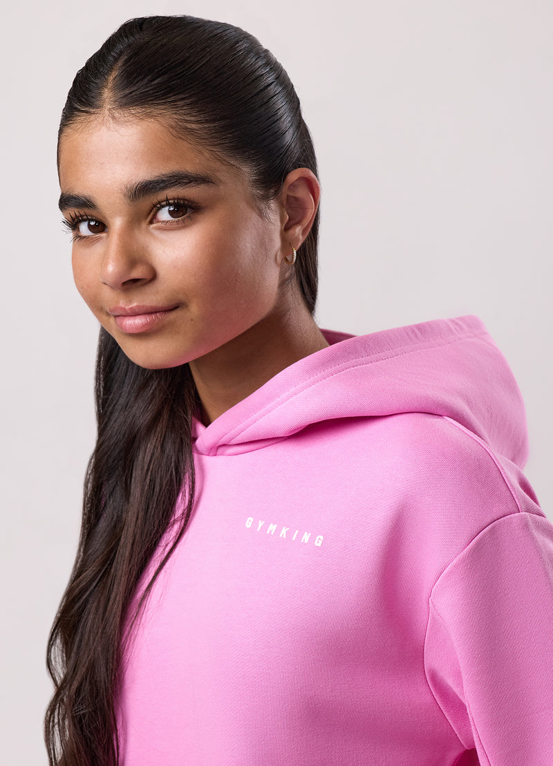 Gym King Kids Malibu Oversized Hood - Bubblegum Pink