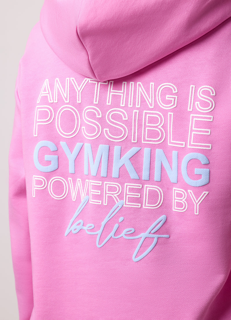 Gym King Kids Malibu Oversized Hood - Bubblegum Pink