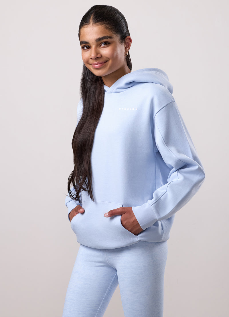 Gym King Kids Malibu Oversized Hood - Hydrangea Blue