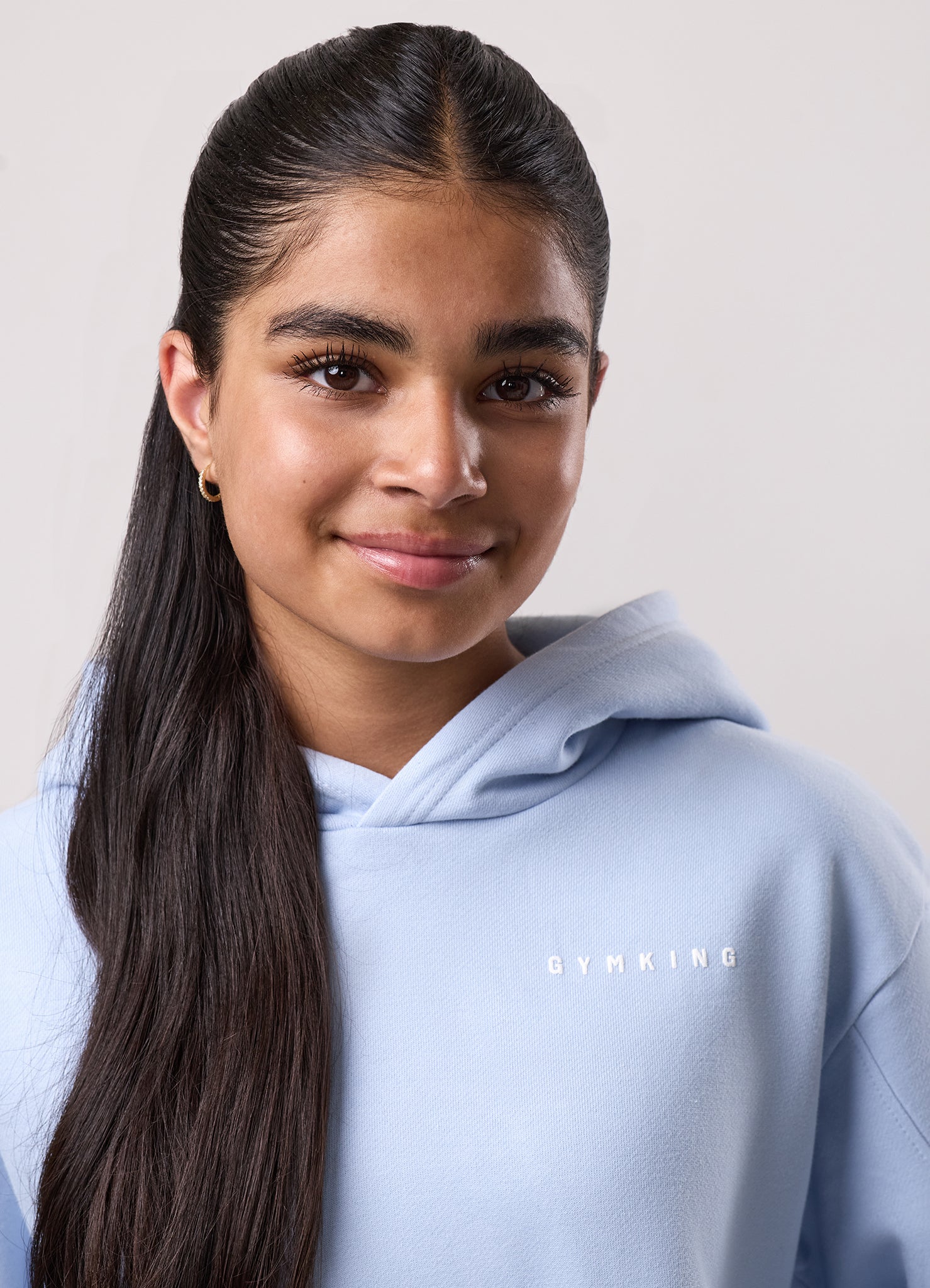 Gym King Kids Malibu Oversized Hood - Hydrangea Blue