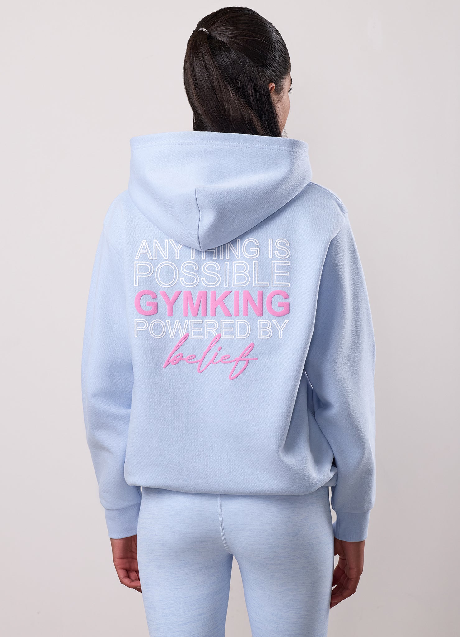 Gym King Kids Malibu Oversized Hood - Hydrangea Blue