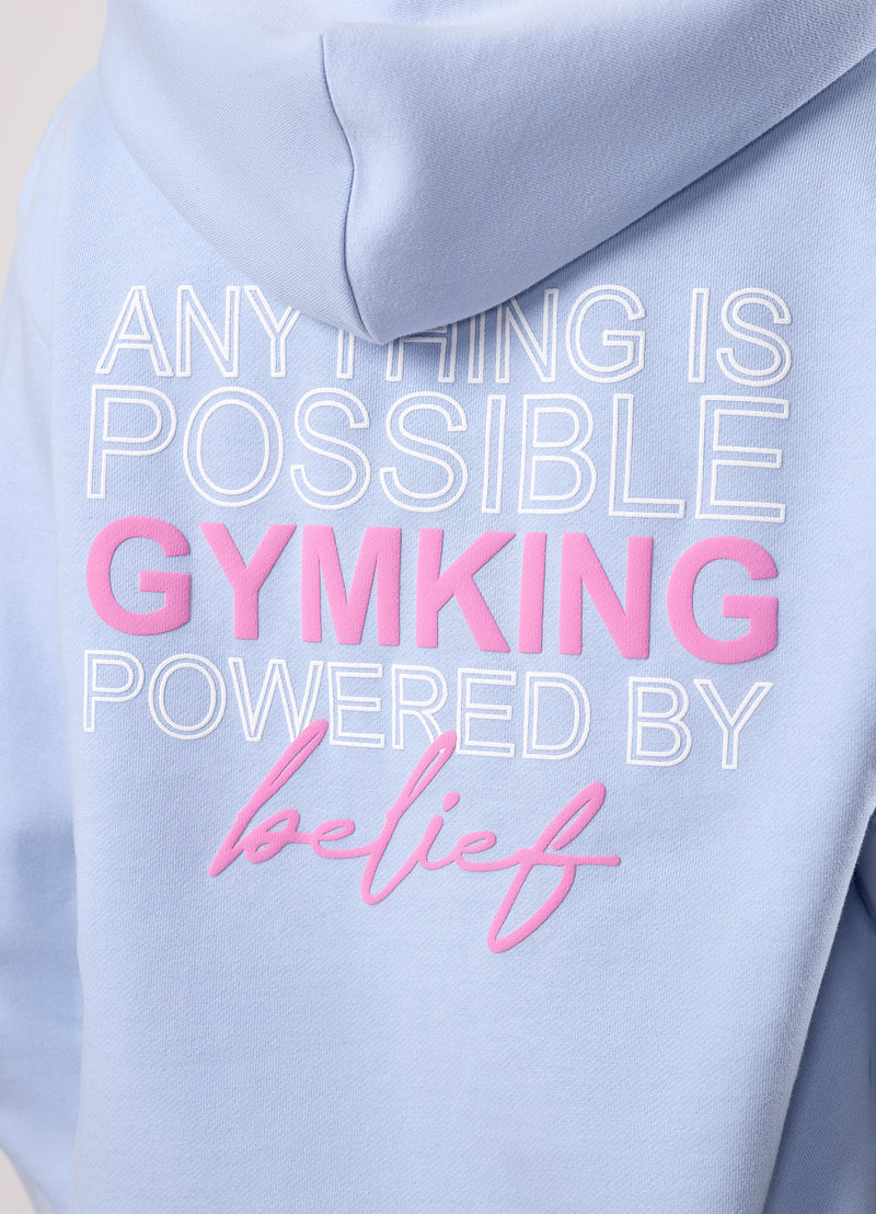 Gym King Kids Malibu Oversized Hood - Hydrangea Blue