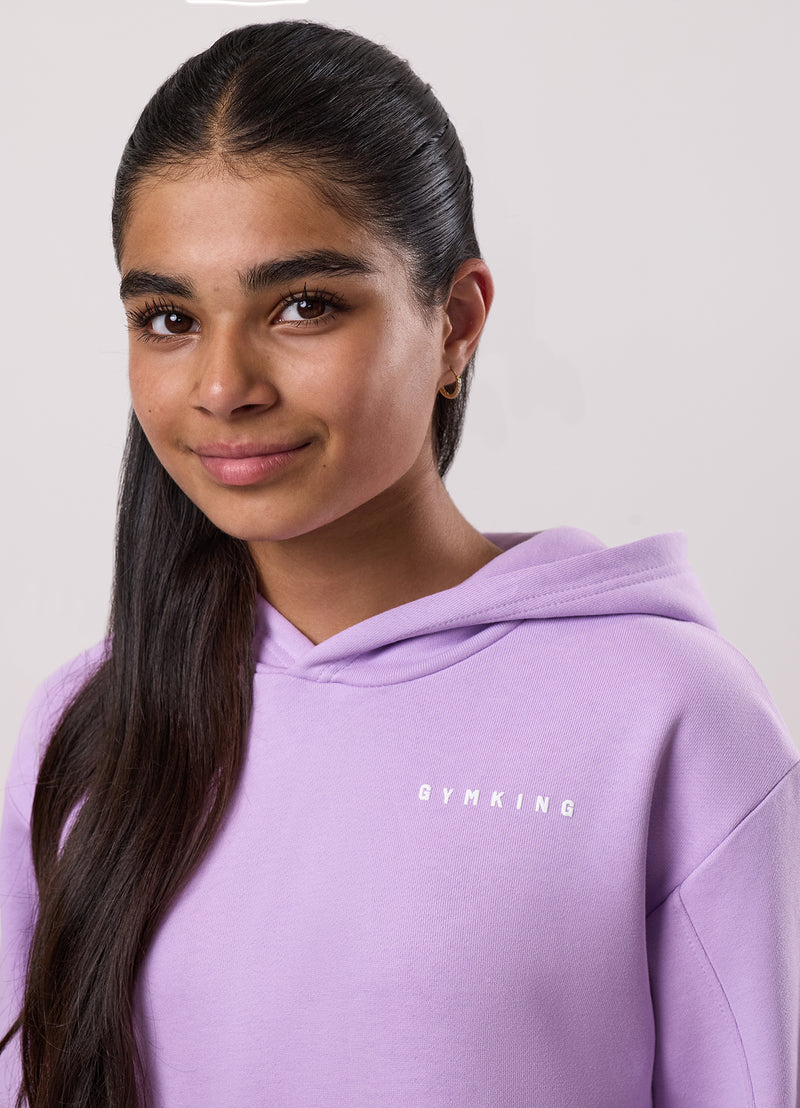 Gym King Kids Malibu Oversized Hood - Lilac Haze