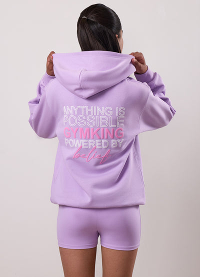 Gym King Kids Malibu Oversized Hood - Lilac Haze
