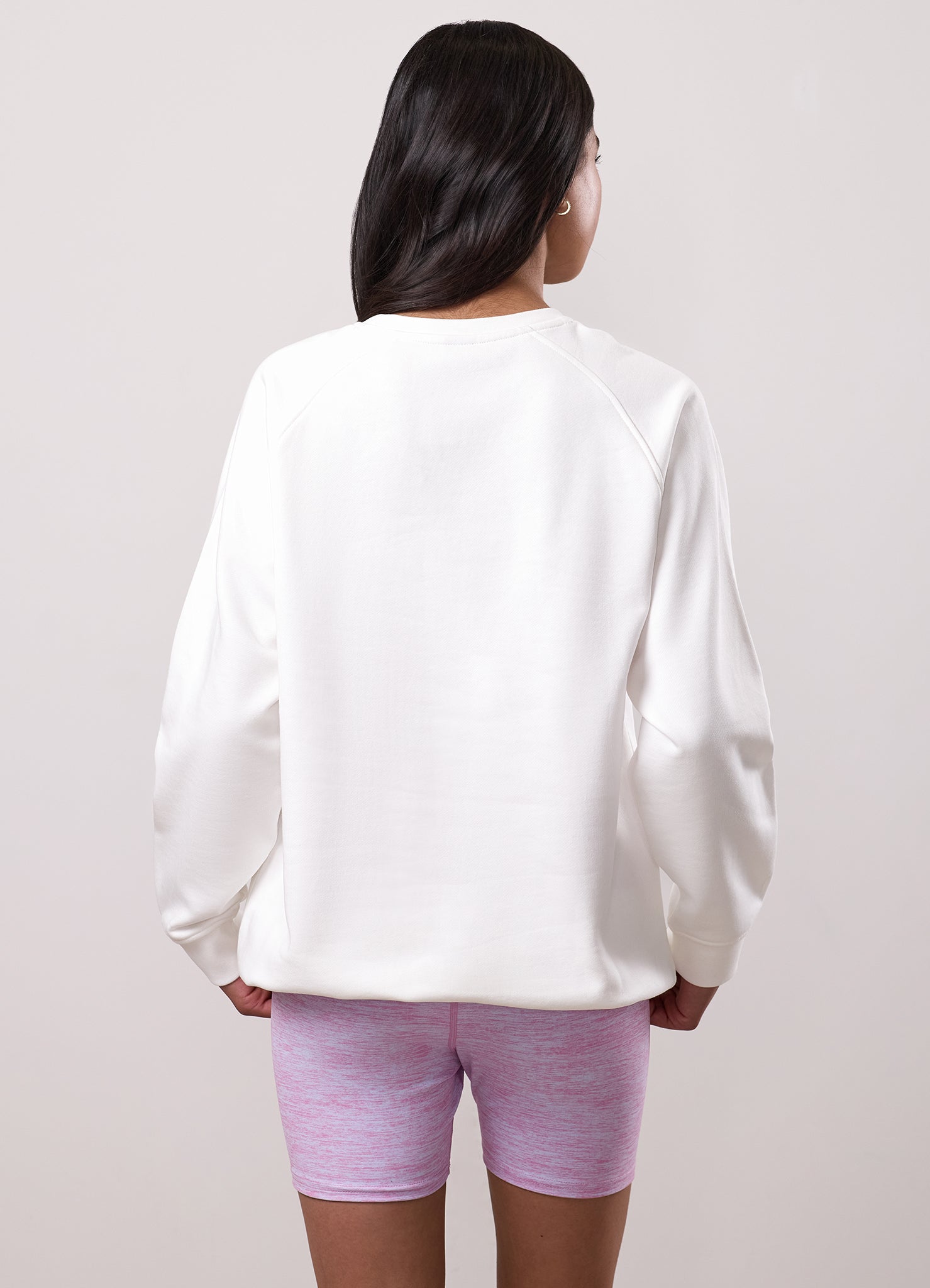 Gym King Kids Malibu Raglan Sleeve Crew - Cream