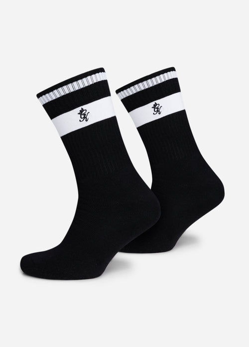 Gym King Kids Fundamental Sock (2pk) - Black
