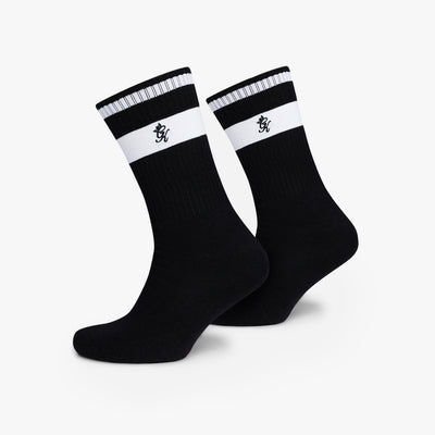 Gym King Fundamental Sock (1pk) - Black