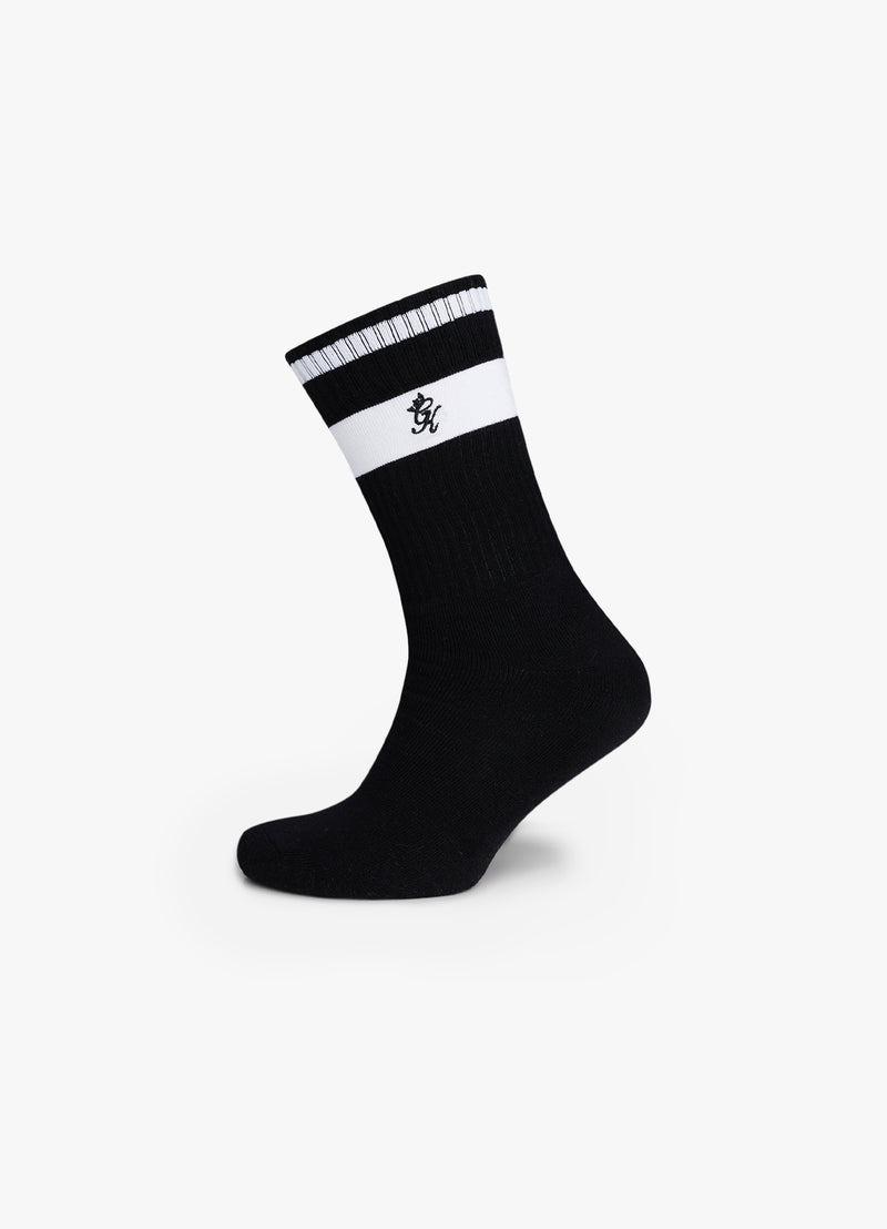 Gym King Fundamental Socks (2pk) - Black