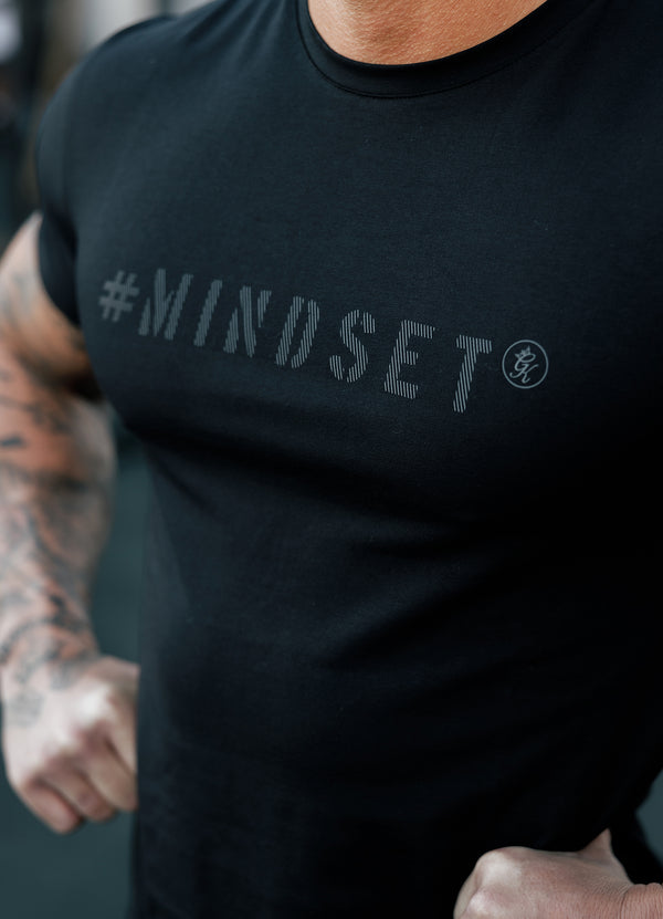 Gym King Mindset Jersey Tee - Black