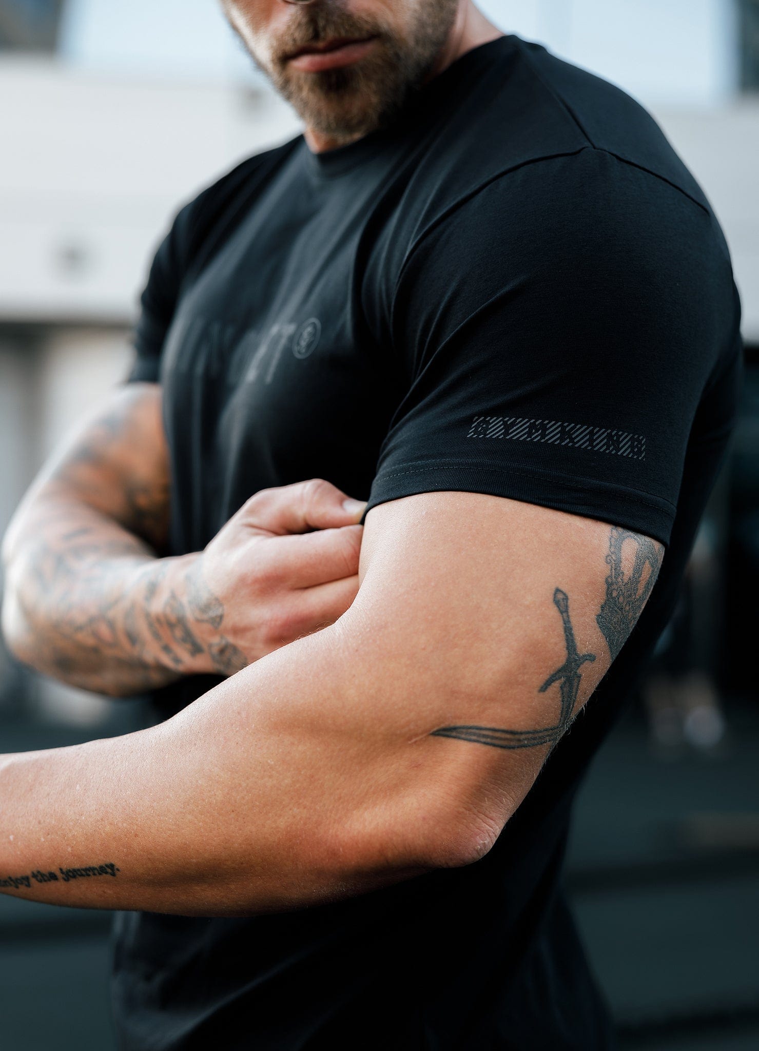 Gym King Mindset Jersey Tee - Black