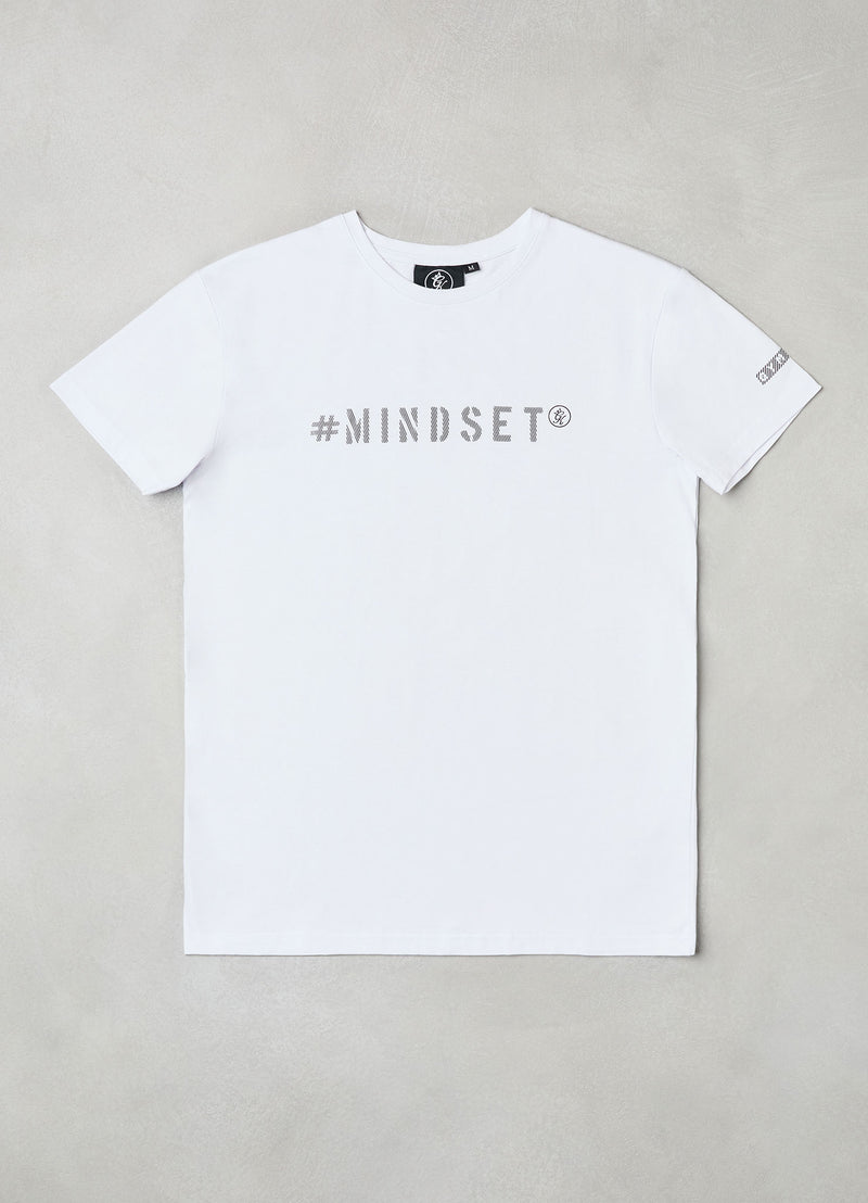 Gym King Mindset Jersey Tee - White