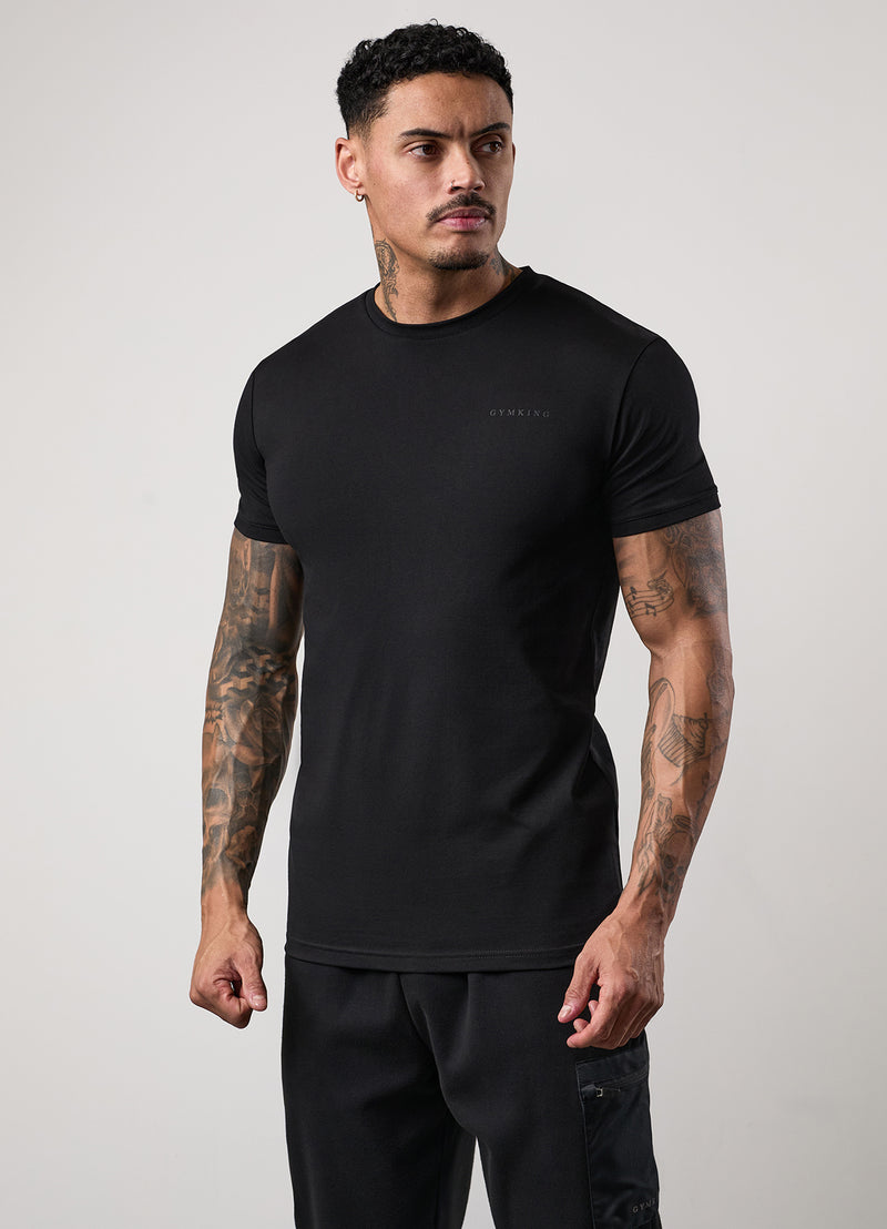 Gym King Mindset Graphic Tee - Black