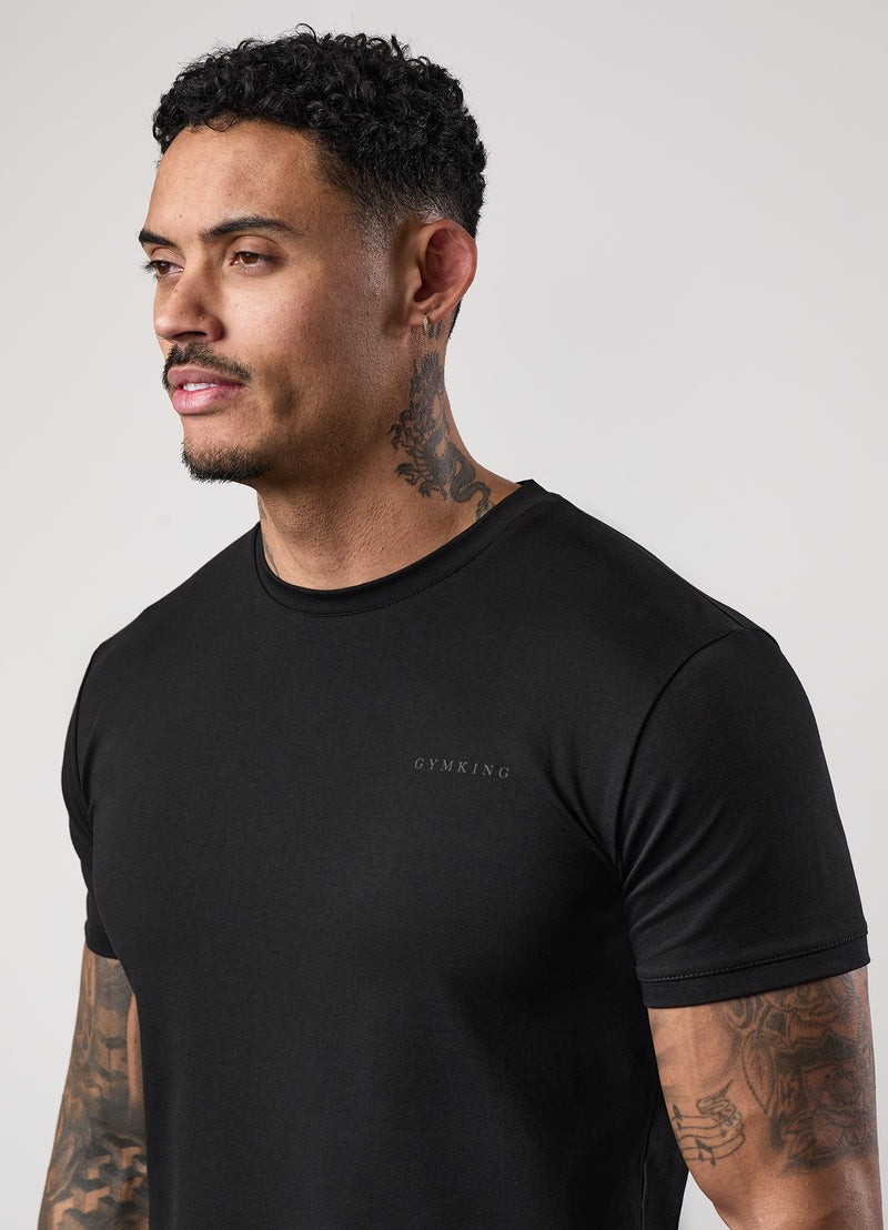 Gym King Mindset Graphic Tee - Black