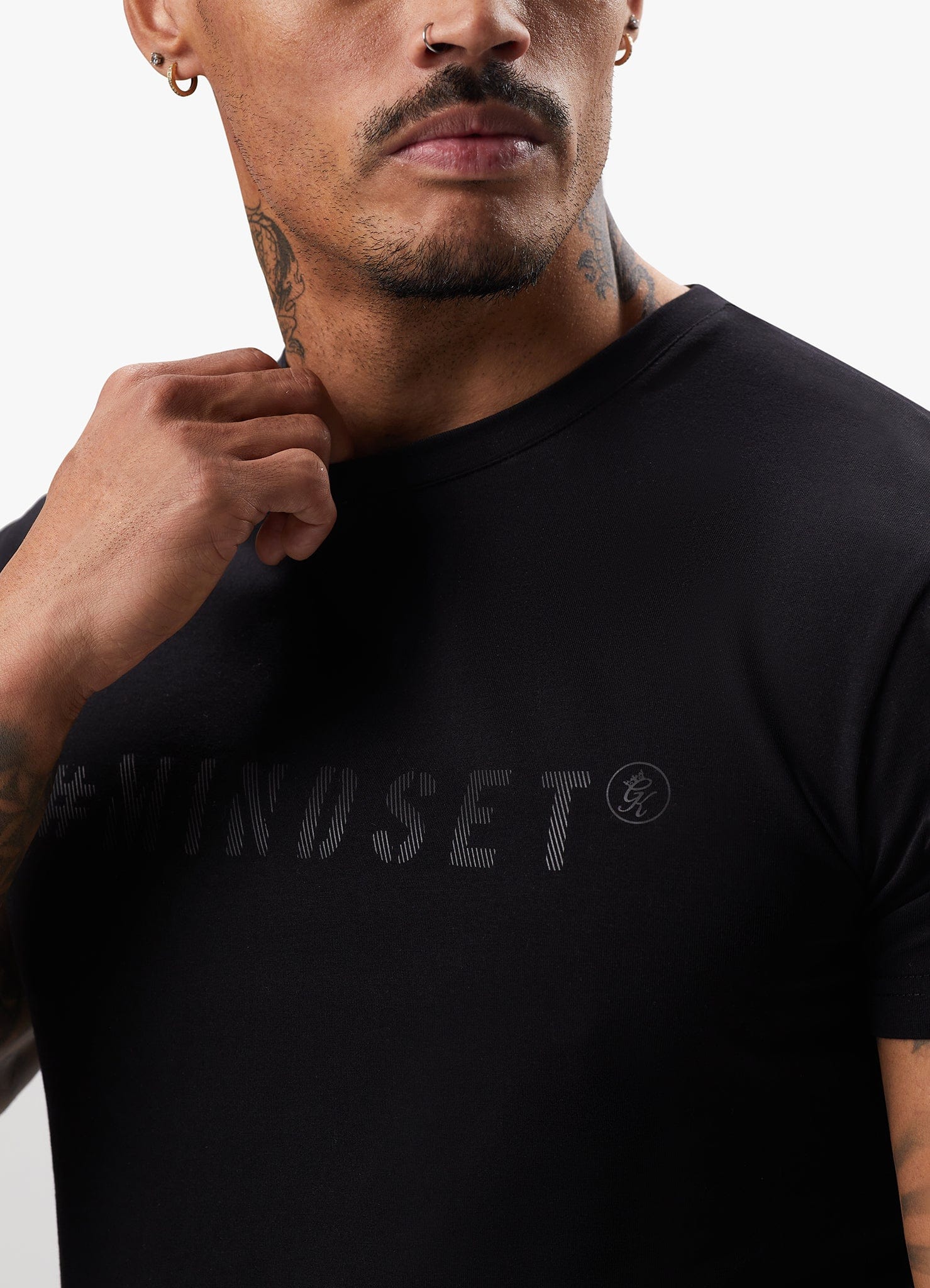 Gym King Mindset Jersey Tee - Black