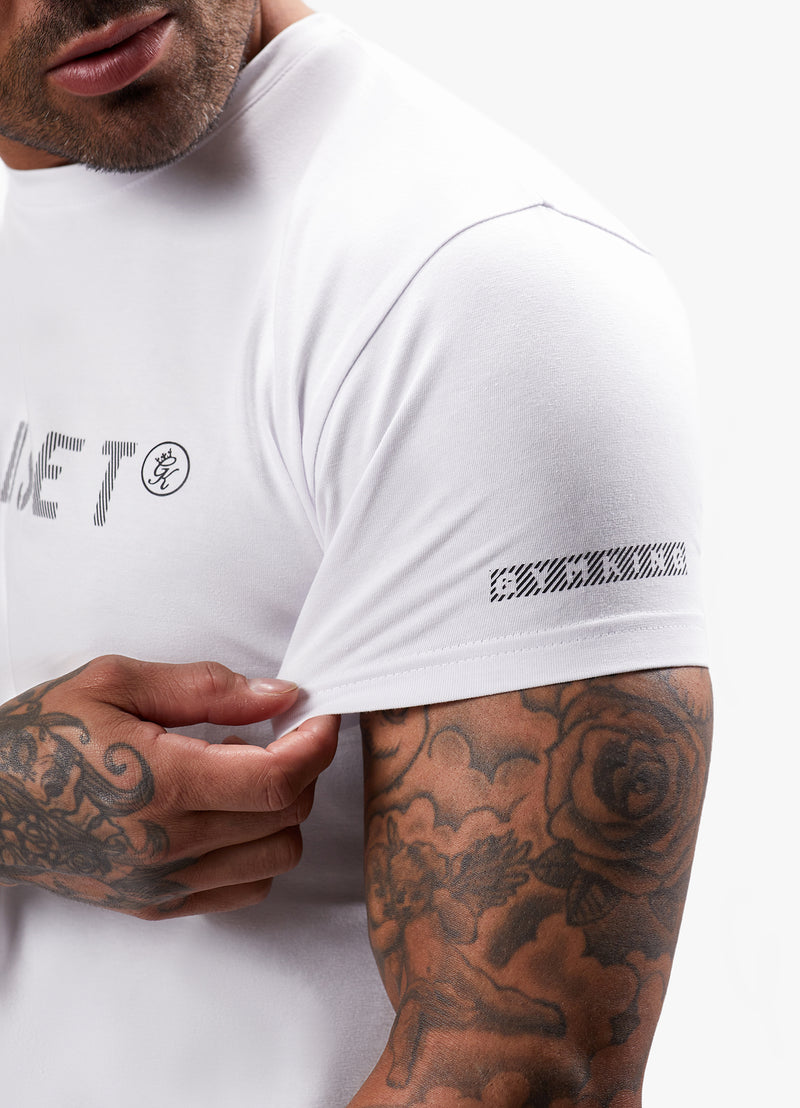 Gym King Mindset Jersey Tee - White