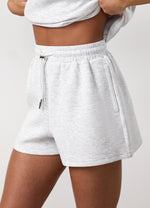 Gym King Modal Short - Snow Marl thumbnail