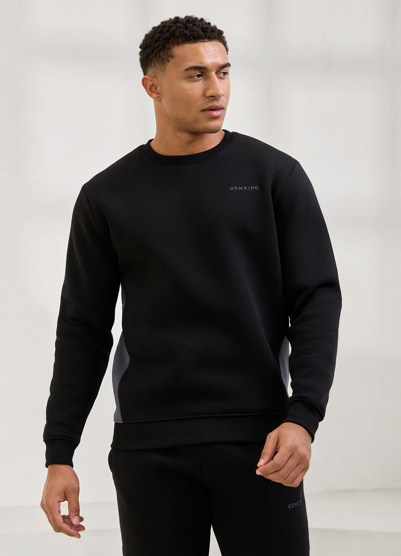 Gym King Momentum Crew - Black