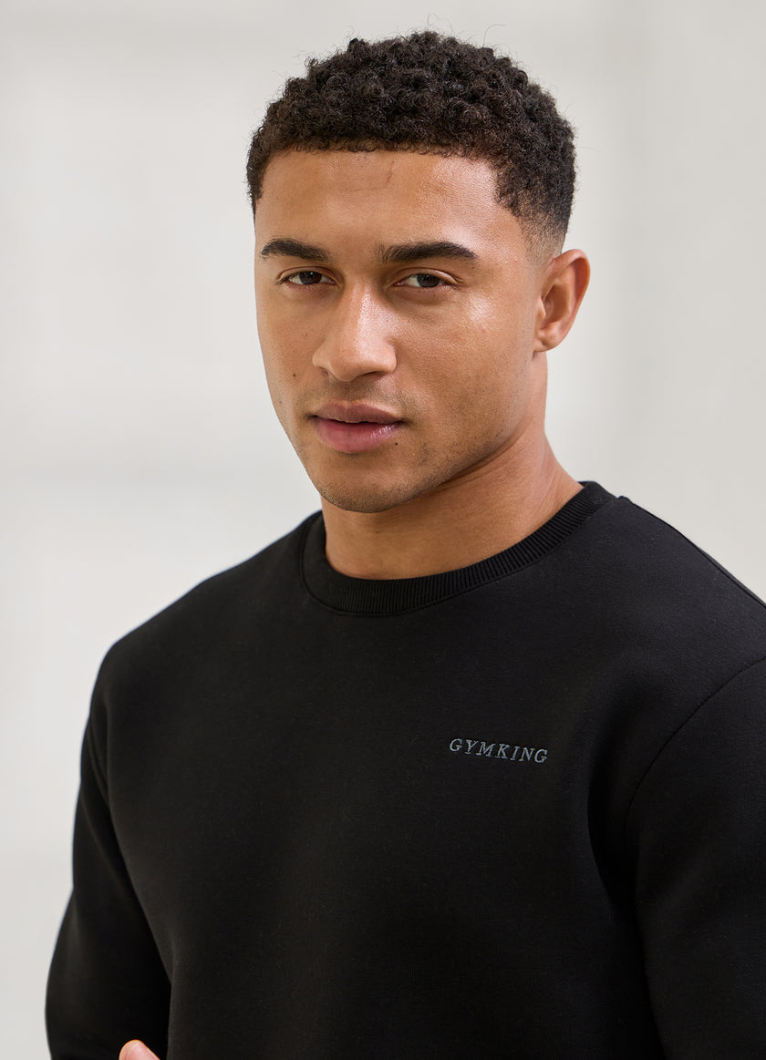 Gym King Momentum Crew - Black