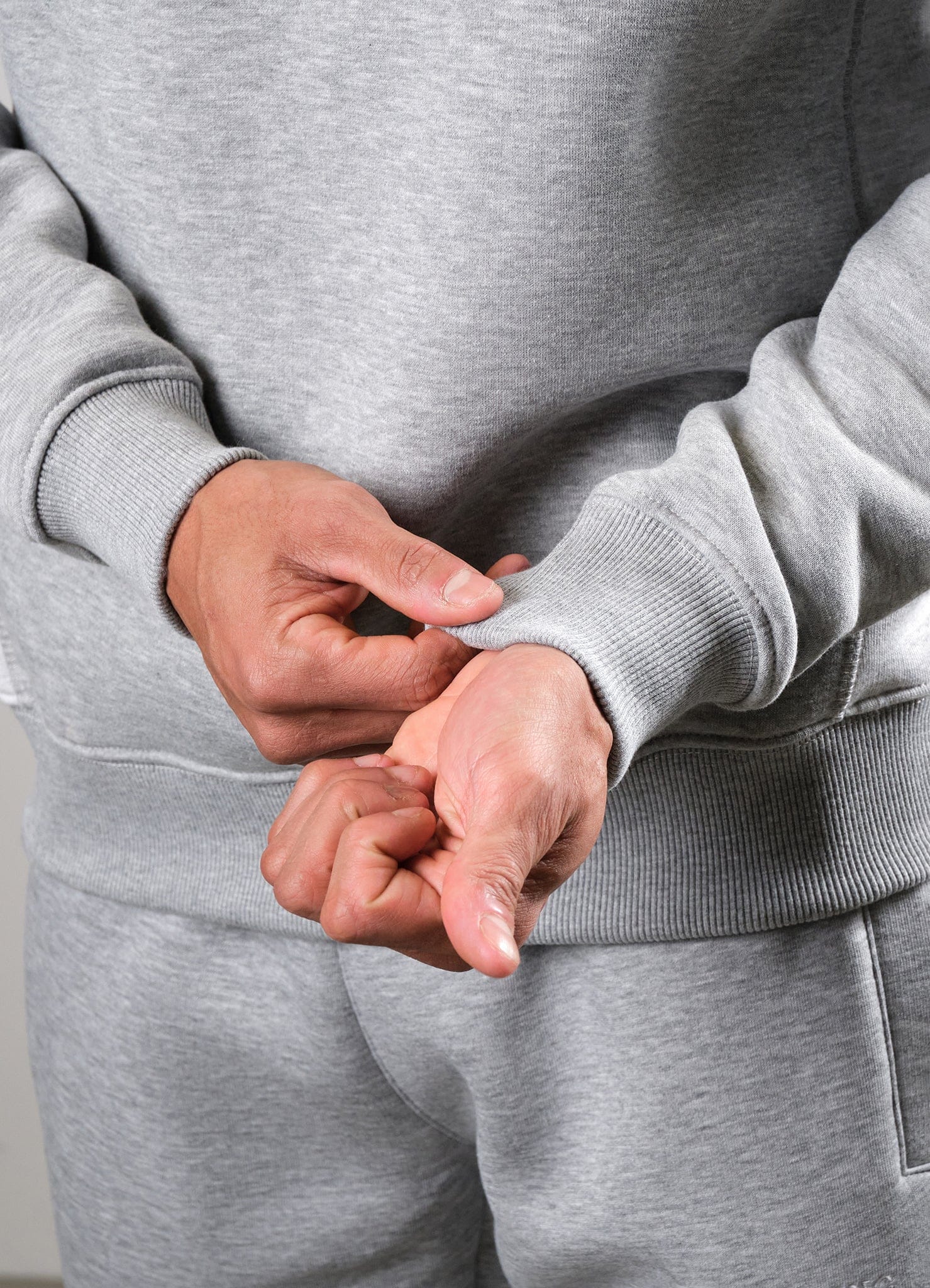 Gym King Momentum Crew - Grey Marl