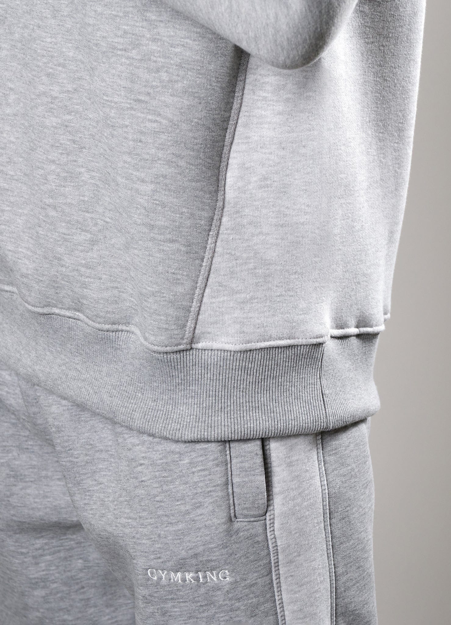 Gym King Momentum Crew - Grey Marl