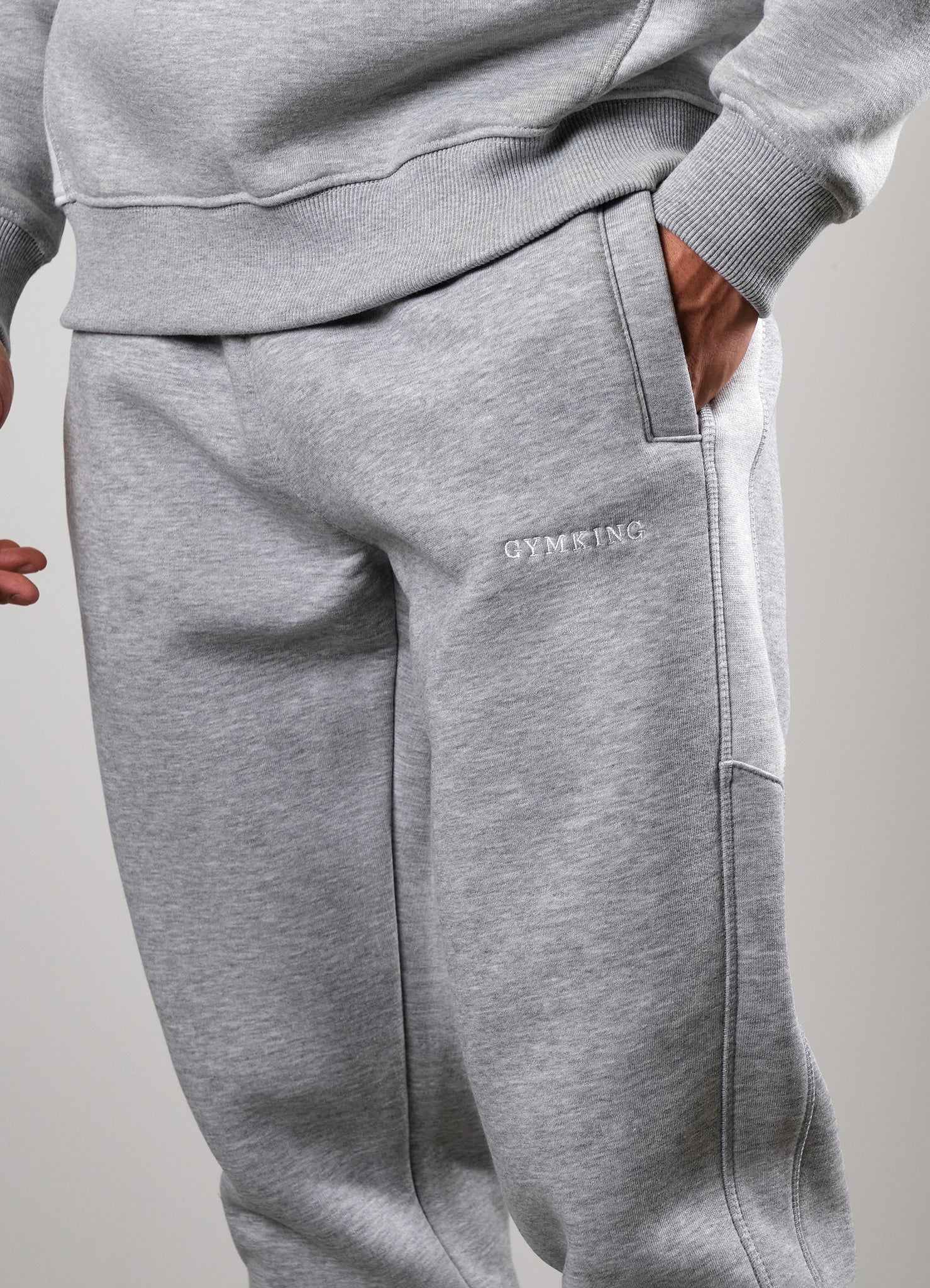 Gym King Momentum Jogger - Grey Marl