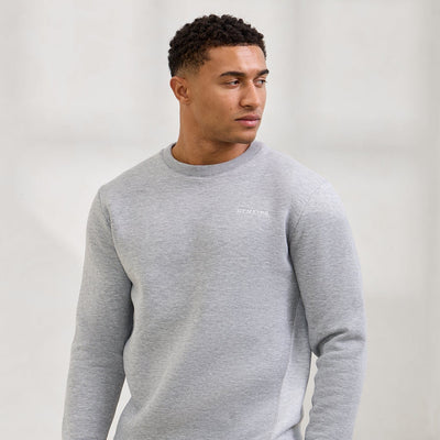 Gym King Momentum Crew - Grey Marl