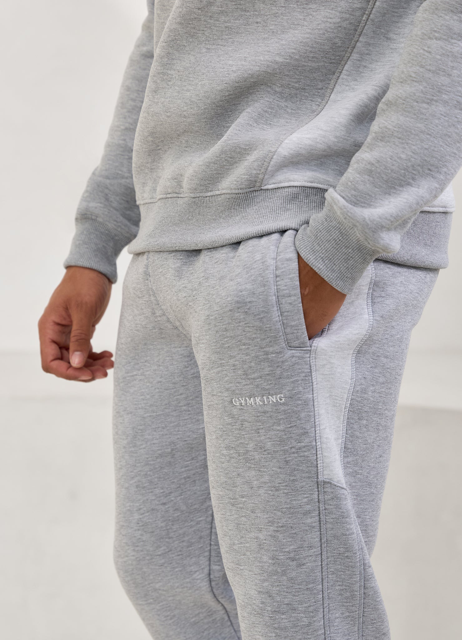 Gym King Momentum Jogger - Grey Marl