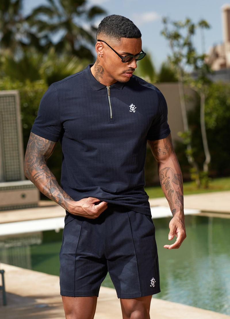 Gym King Riviera Signature Polo - Navy