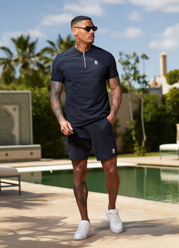 Gym King Riviera Signature Short - Navy