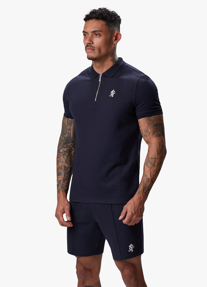 Gym King Riviera Signature Polo - Navy