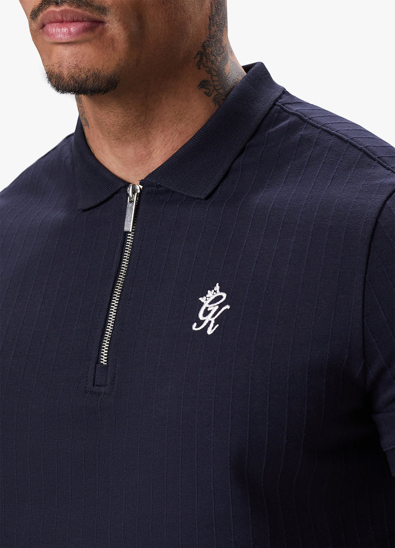 Gym King Riviera Signature Polo - Navy