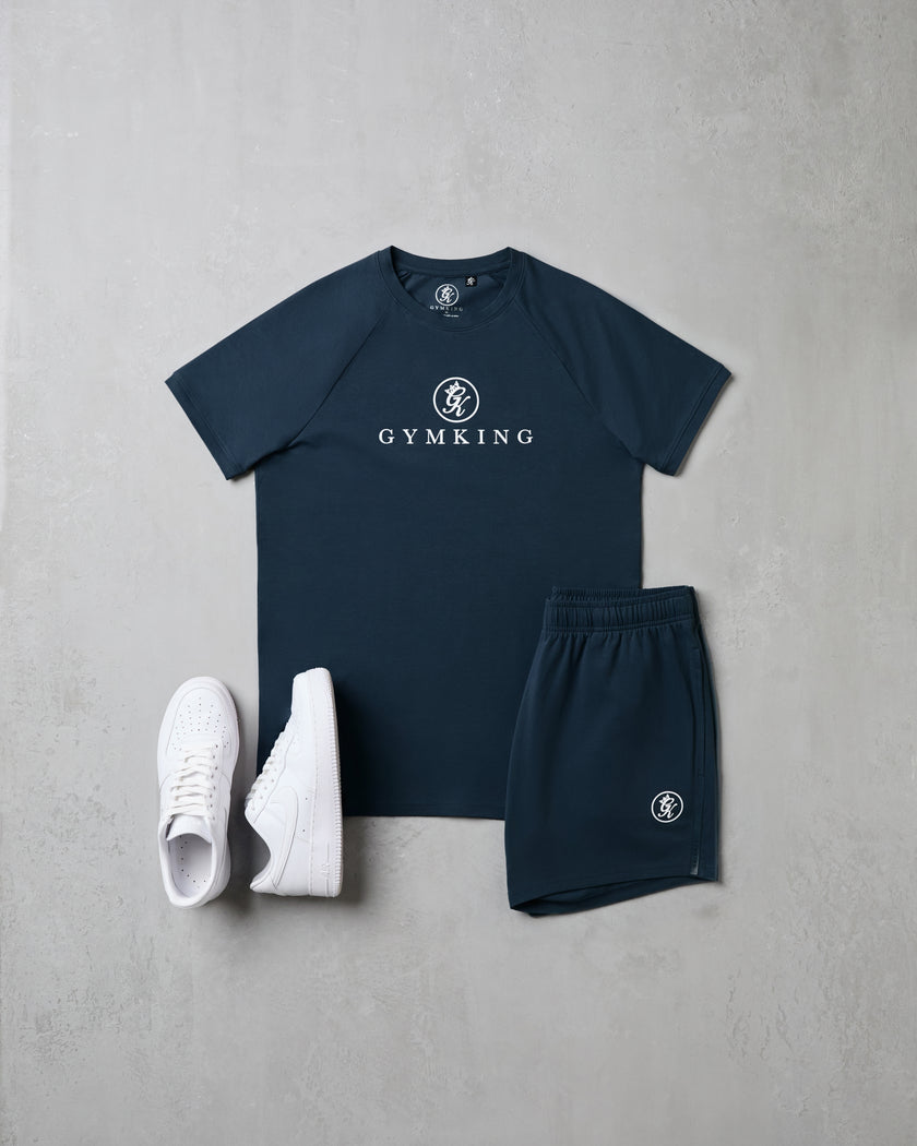 Gym King Pro Logo Tee - Navy
