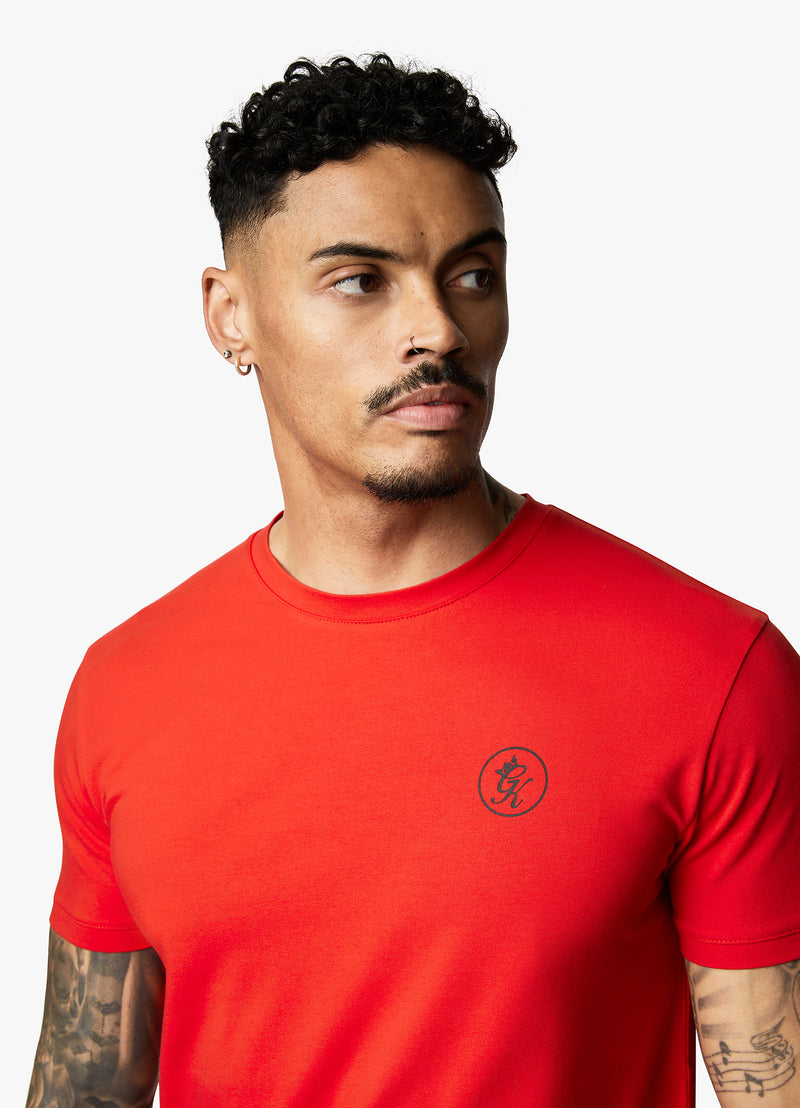 Gym King Nothing Beats Belief Tee - Chilli Red