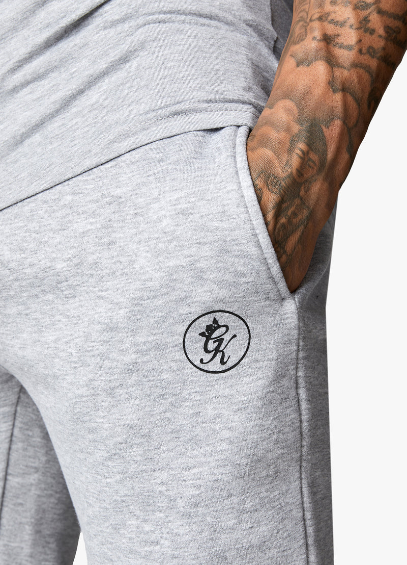 Gym King Nothing Beats Belief Jogger - Light Grey Marl