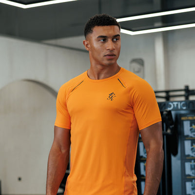 Gym King Flex 2.0 T-Shirt - Amber/Black